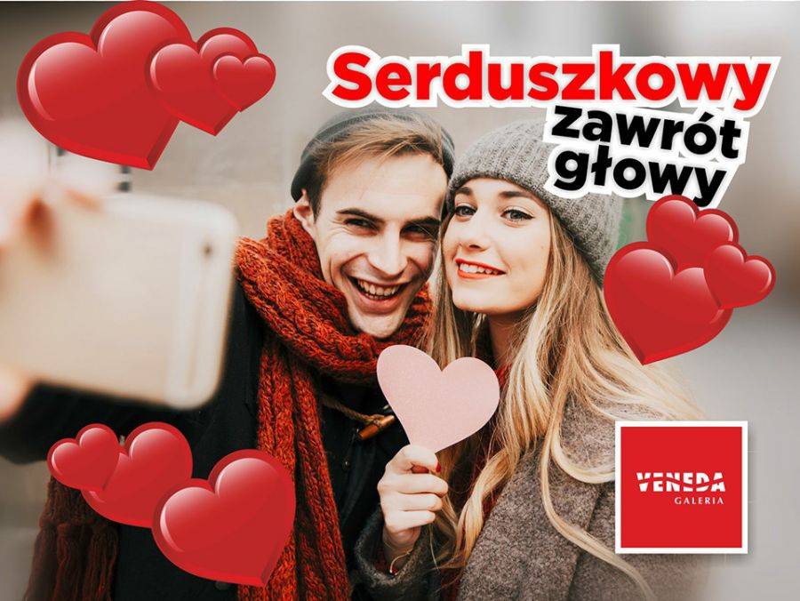 SERDUSZKOWY ZAWRÓT GŁOWY. Walentynki w Galerii Veneda