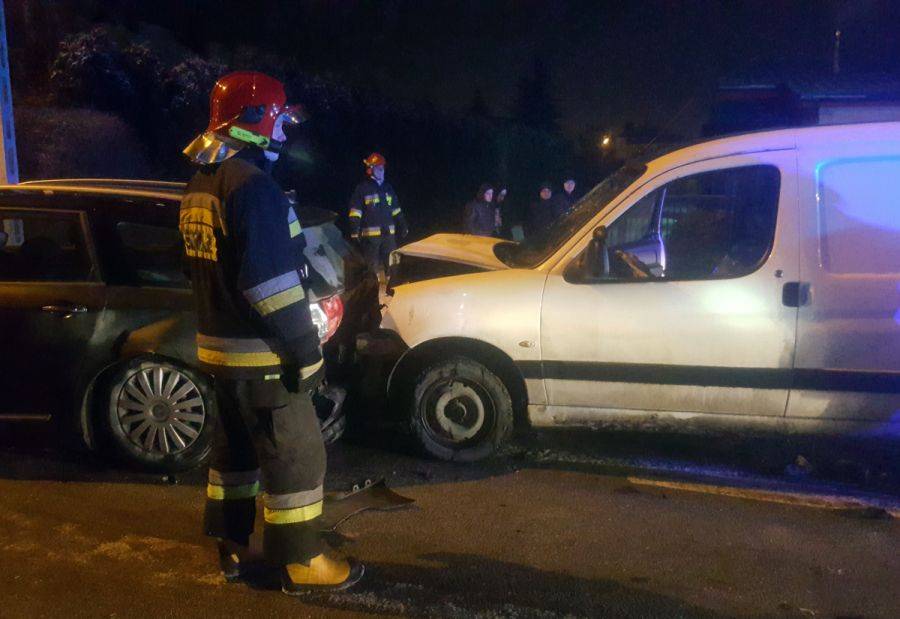 Wypadek na Browarnej w Łomży [FOTO]