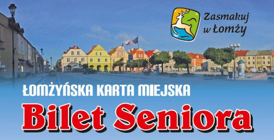 Łomżyńska Karta Miejska dla seniorów bez zaświadczeń