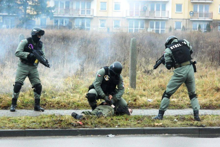 [VIDEO + FOTO] Groźni bandyci na finale WOŚP w Łomży