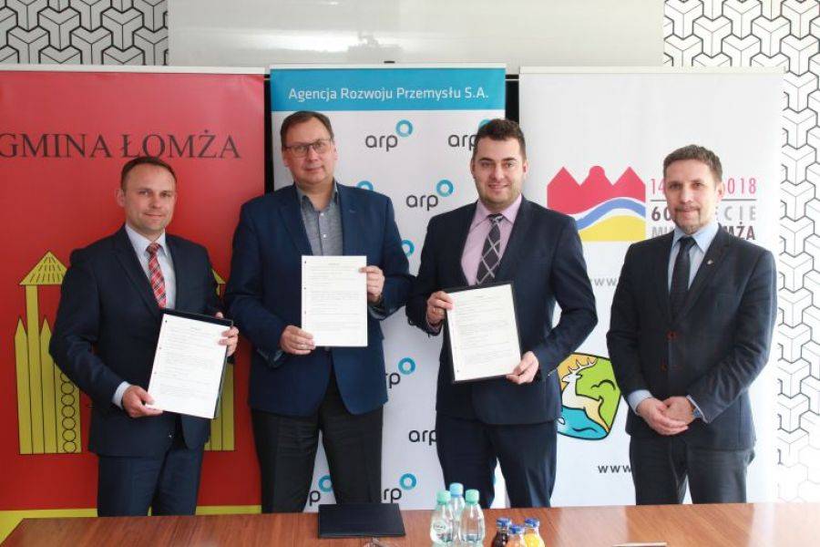 Agencji Rozwoju Przemysłu rozpoczyna współpracę z miastem i gminą Łomża