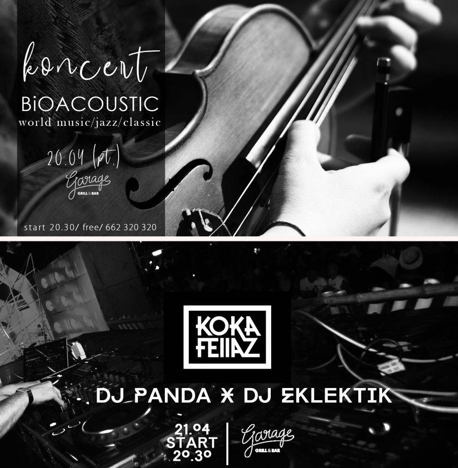 To będzie emocjonujący weekend w Garage Grill & Bar!
