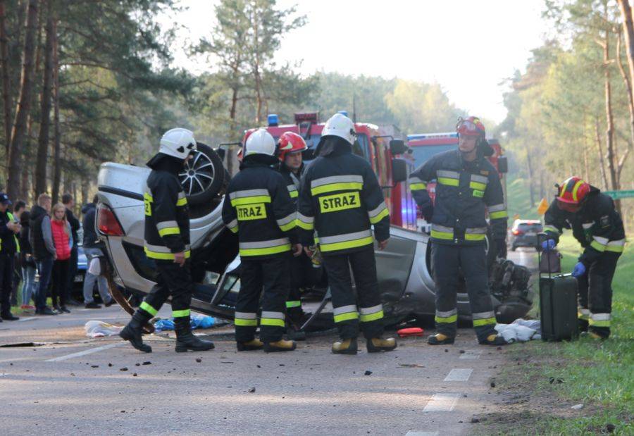 Wypadek na trasie Łomża – Zambrów [FOTO]