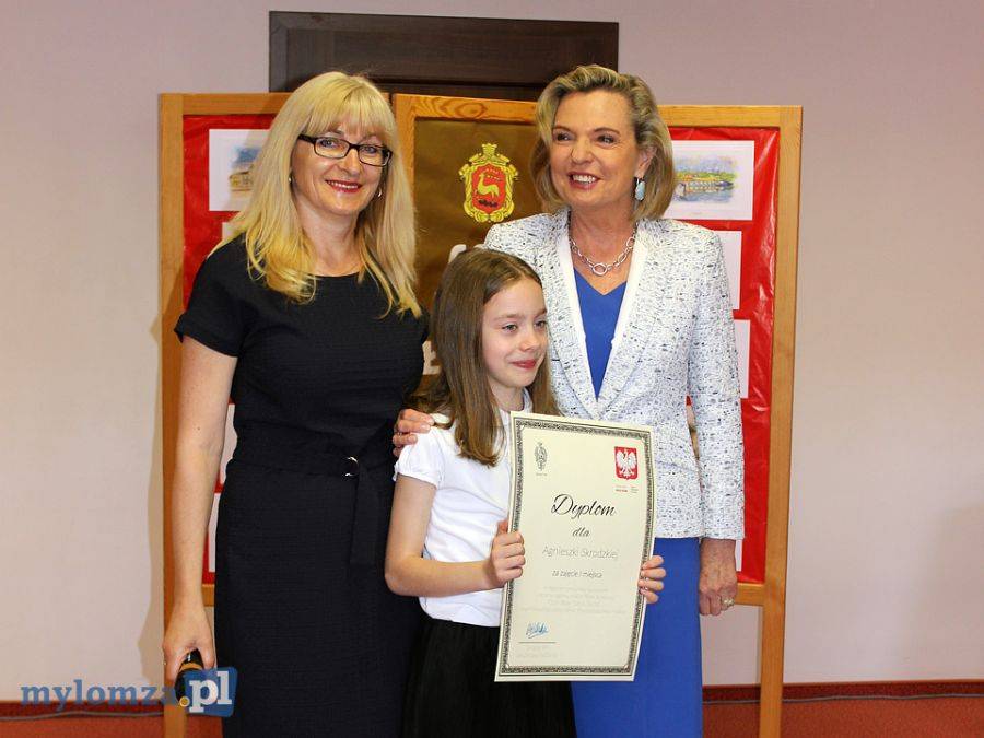 Senator Anders przyjechała do Łomży spotkać się z 11-latką [FOTO]