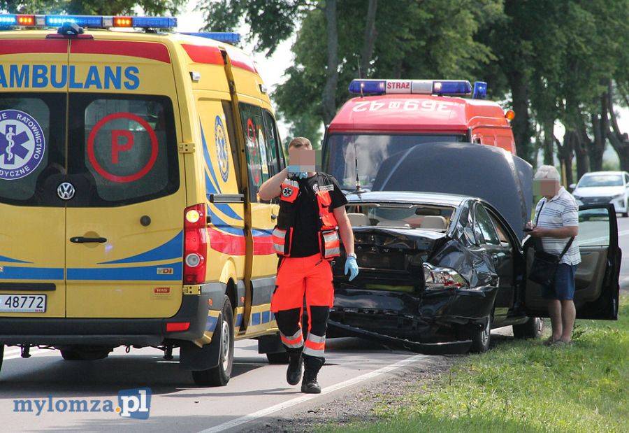 Wypadek na DK63 [FOTO]