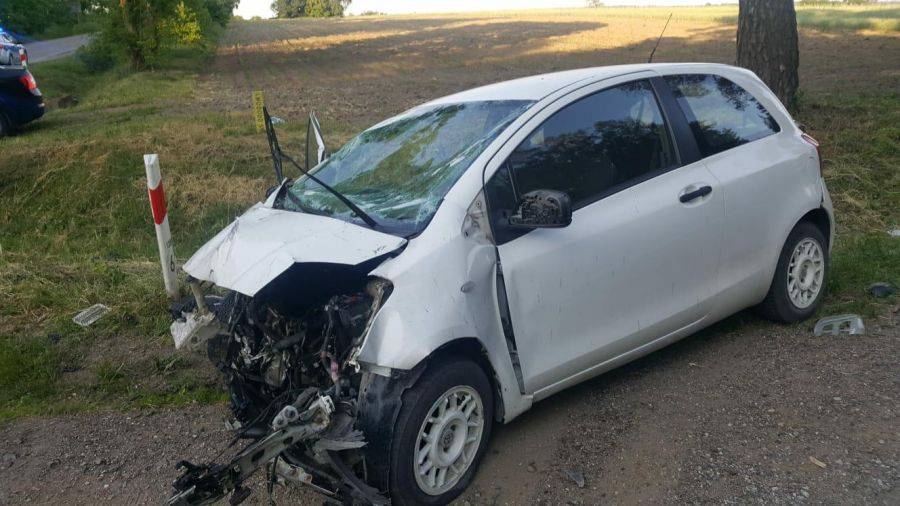 Cztery osoby w szpitalu po wypadku na trasie Łomża - Kolno