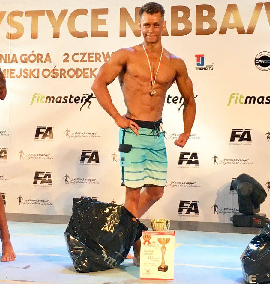Damian Turowski w kadrze narodowej na MŚ w kulturystyce
