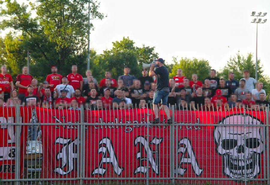 W Łomży zatrzymano kibiców Widzewa
