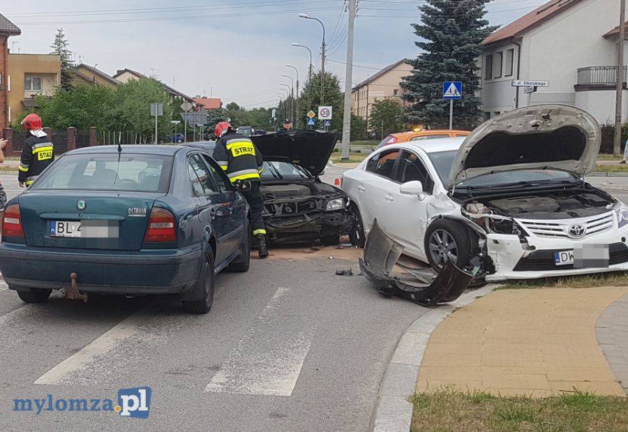 Wypadek na Sikorskiego [FOTO]