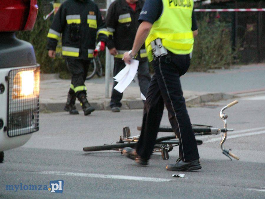 Potrącenie rowerzysty w Śniadowie [FOTO]