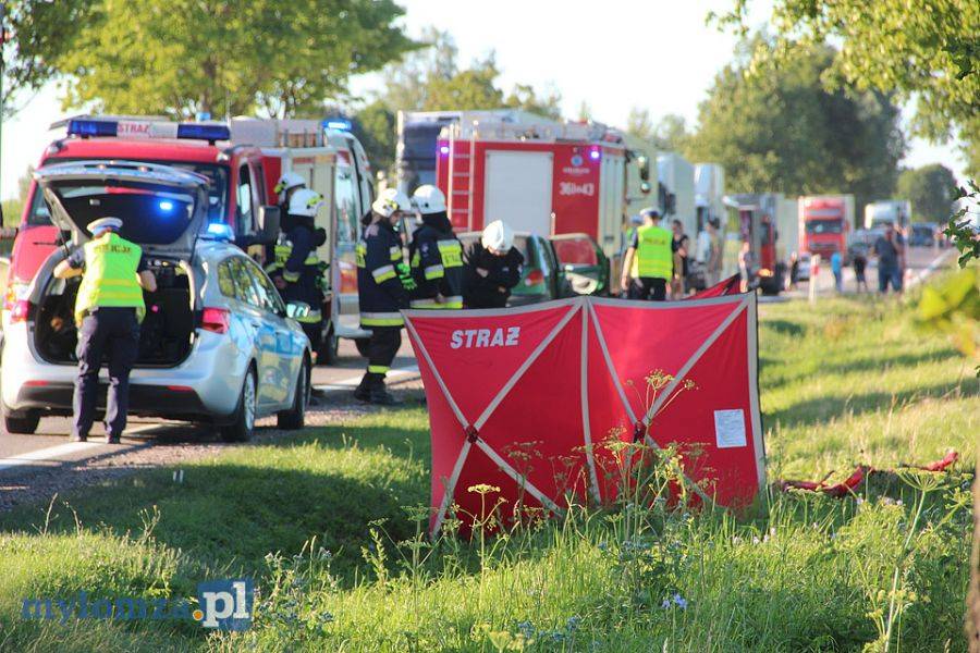 Śmiertelny wypadek motocyklisty pod Marianowem [FOTO]