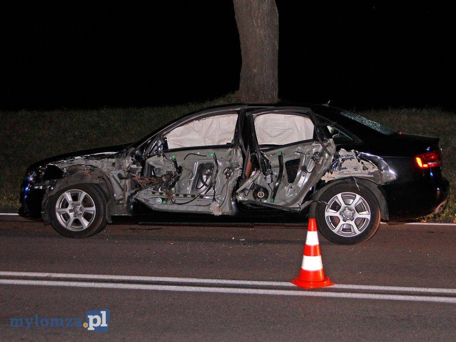 Wypadek pod Łomżą. Trwają poszukiwania sprawcy [FOTO]