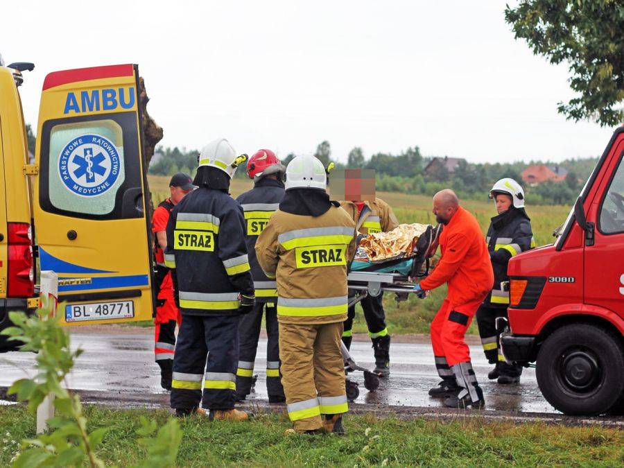 Groźny wypadek pod Wygodą [FOTO]
