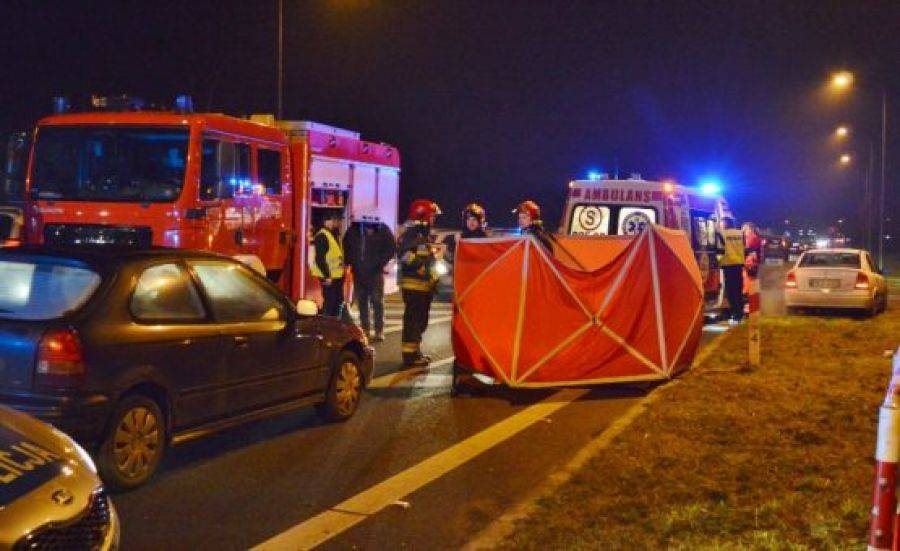 Śmiertelne potrącenie na DK 61