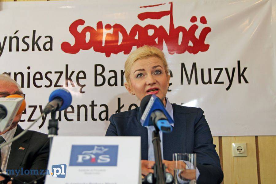 NSZZ Solidarność Łomża popiera Agnieszkę Muzyk [VIDEO i FOTO]