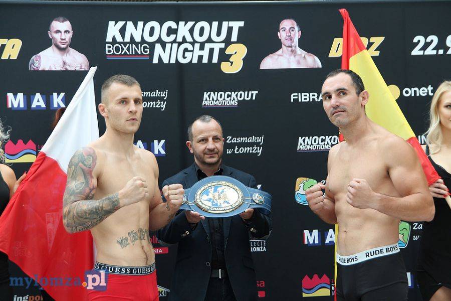 Knockout Boxing Night. Ceremonia ważenia w Galerii Veneda [VIDEO i FOTO]