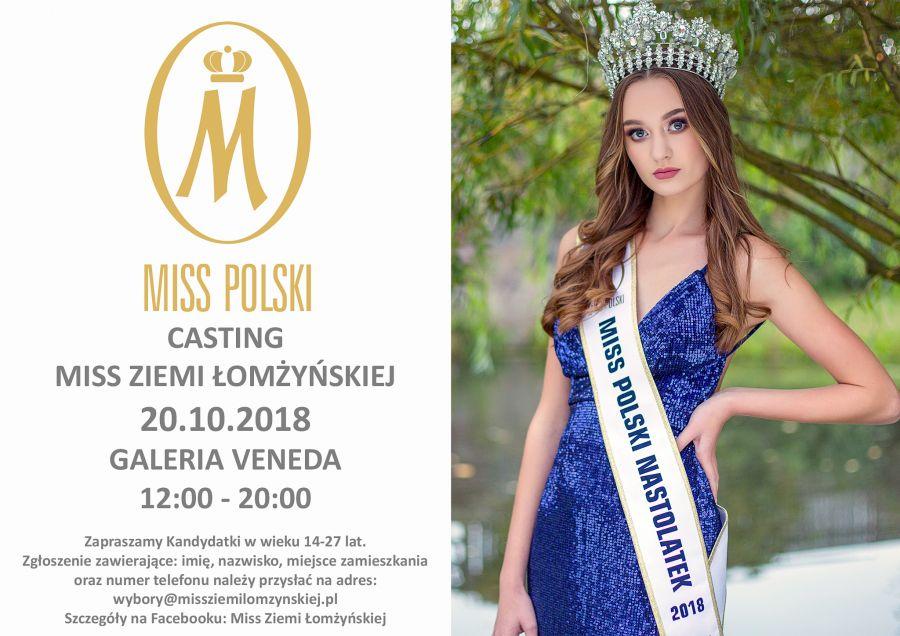 Casting Miss Ziemi Łomżyńskiej 2019