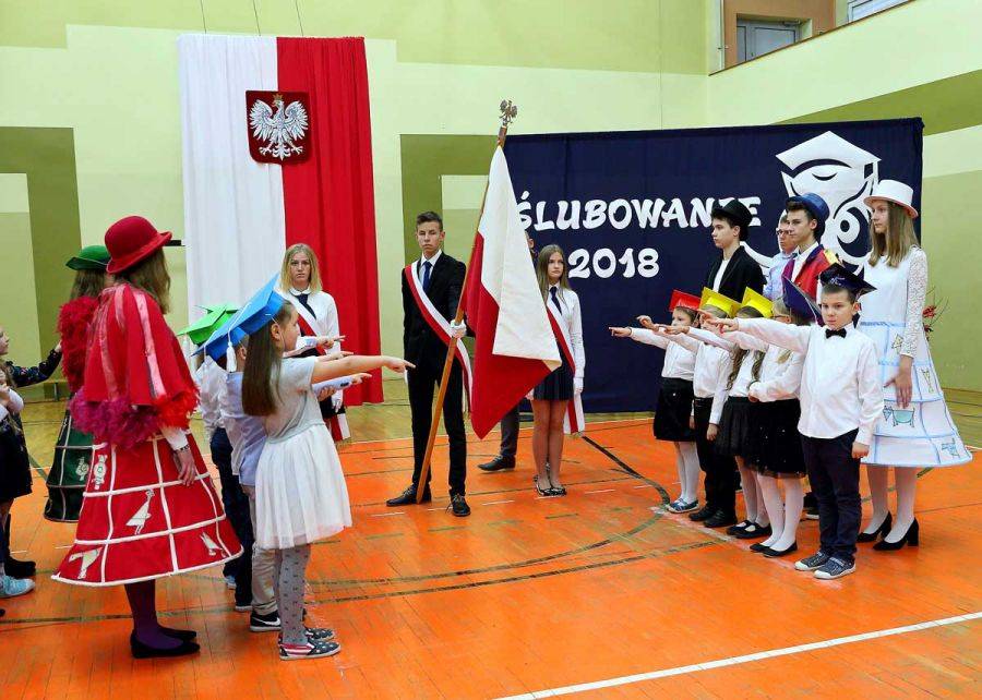 Uroczyste ślubowanie pierwszoklasistów w SP1 [FOTO]