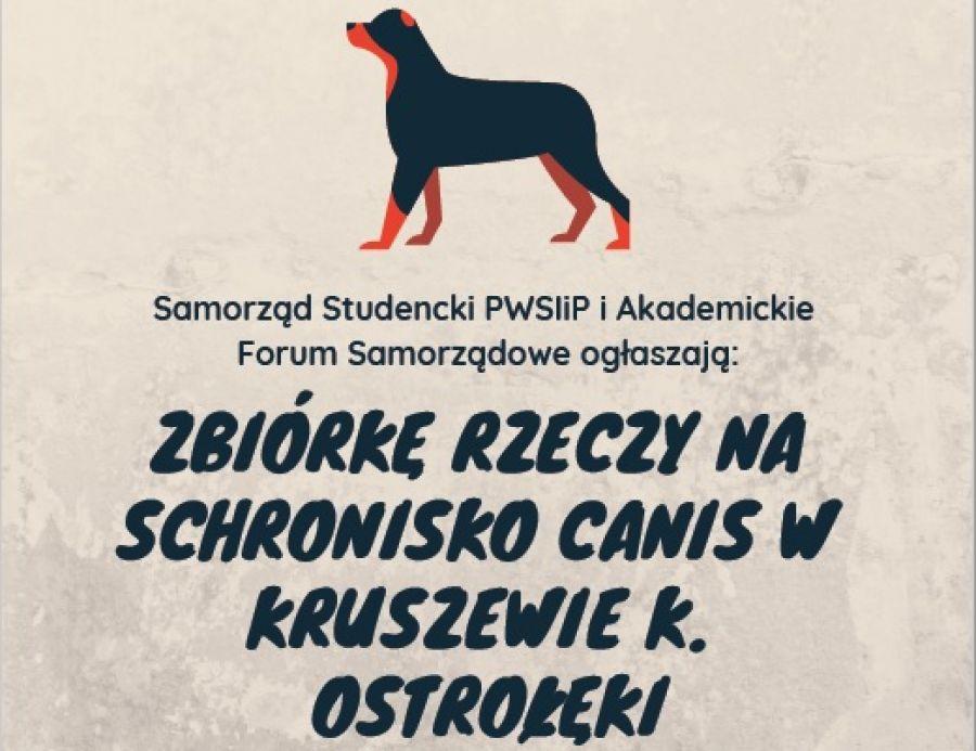 Studencka zbiórka na rzecz schroniska