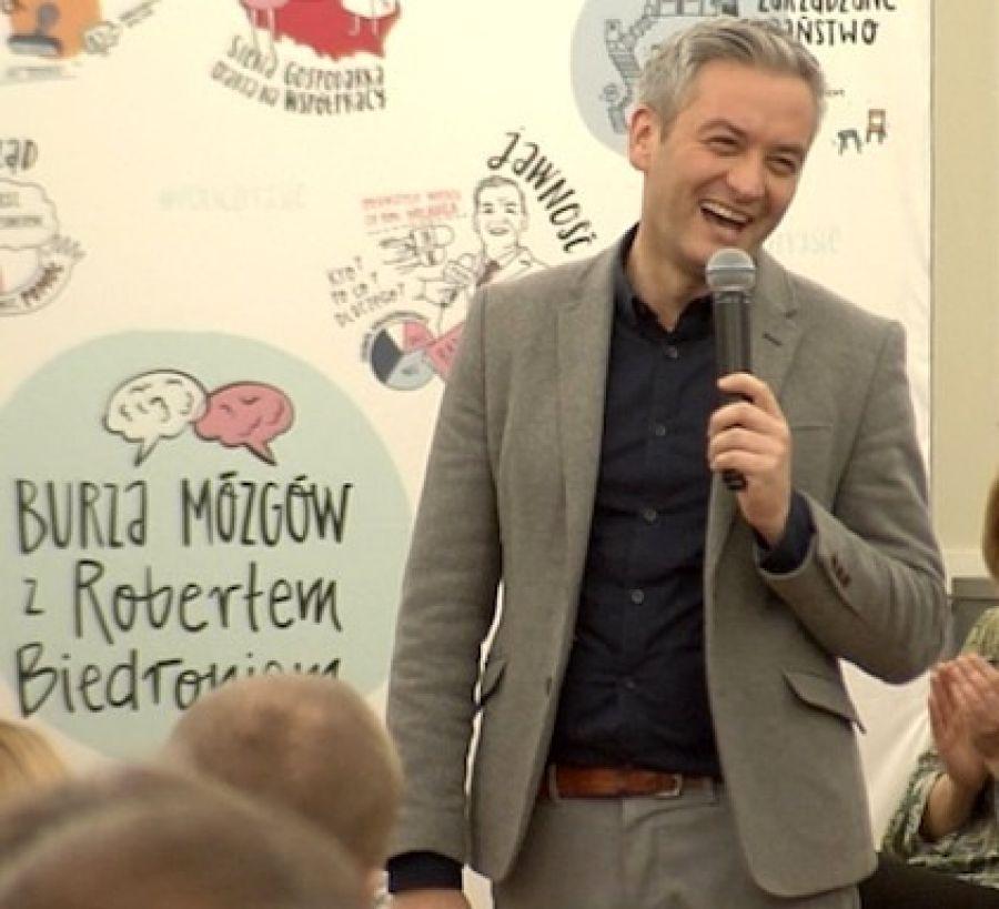 [LIVE] Robert Biedroń w Łomży