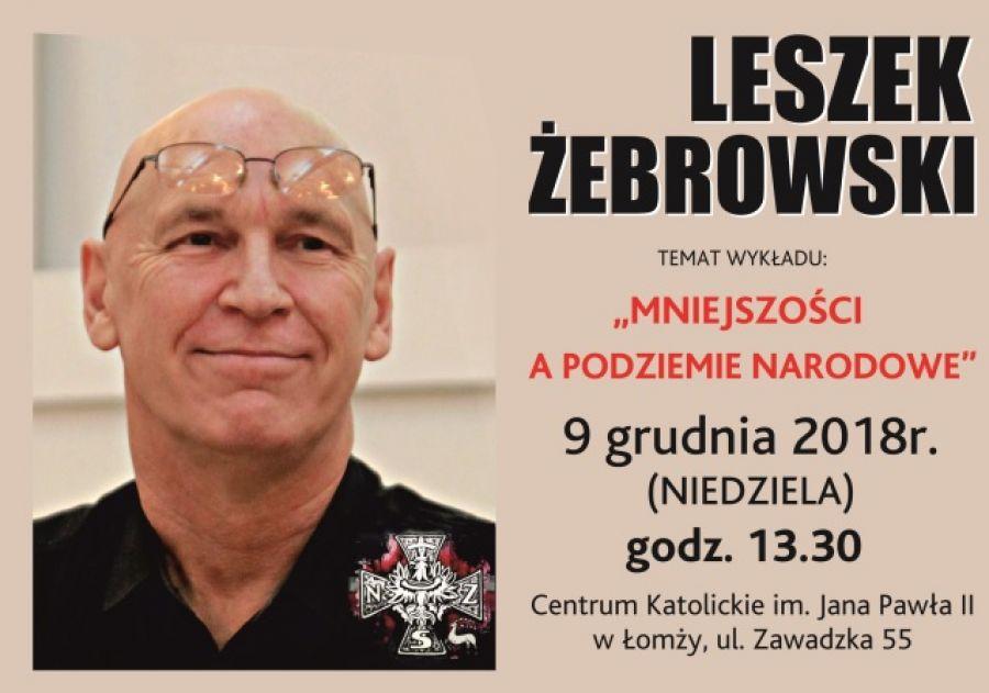 Mniejszości a Podziemie Narodowe -  wykład Leszka Żebrowskiego