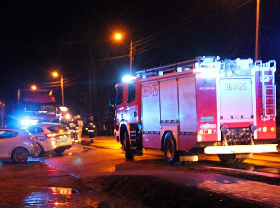 Wyglądało groźnie! Awaria samochodu ciężarowego w Konarzycach [VIDEO i FOTO]