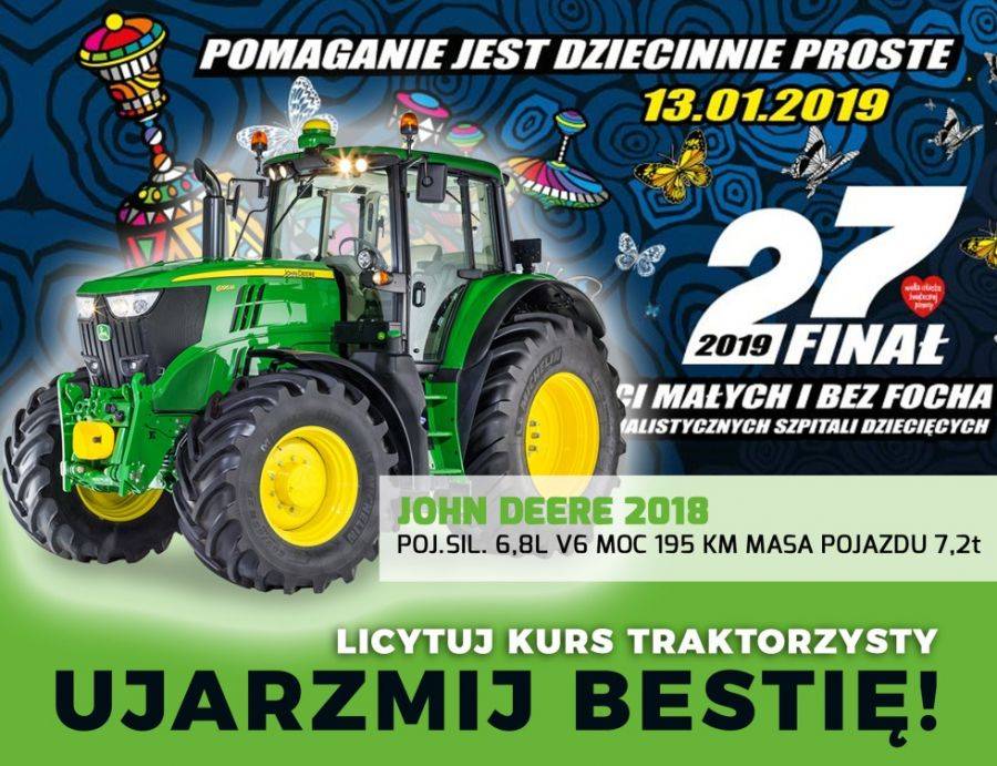WOŚP: Ujarzmij bestię i samodzielnie zaoraj pole!