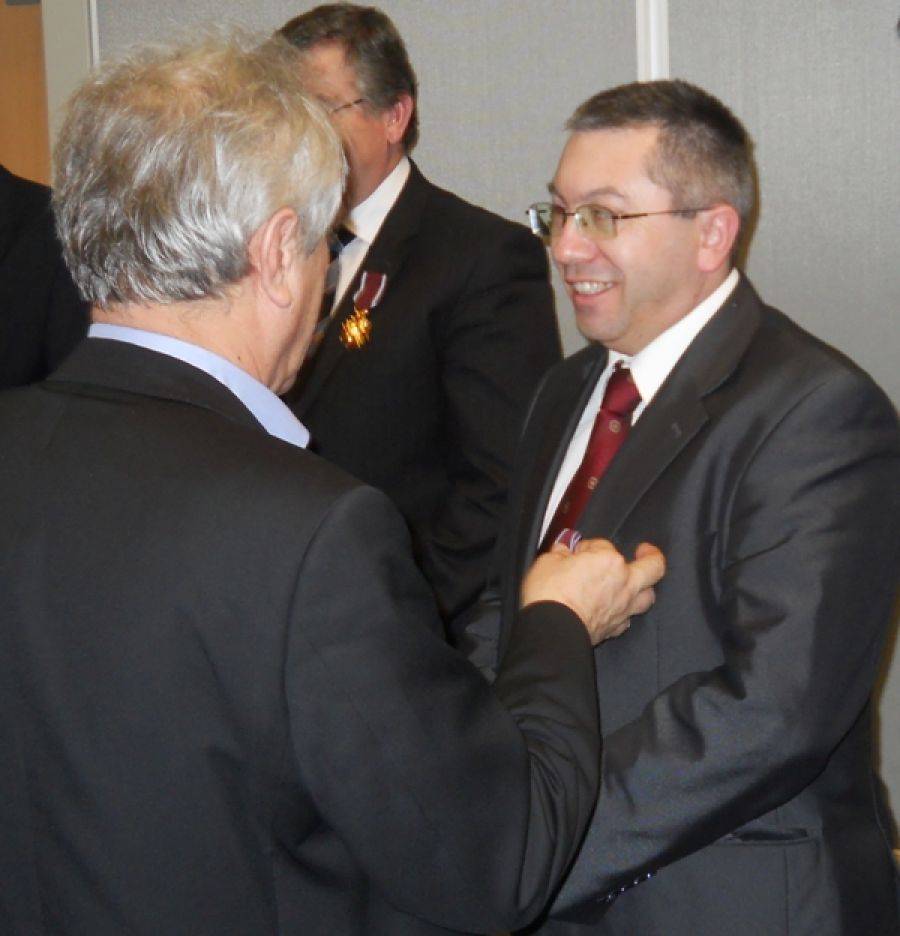 Adam Wykowski odznaczony Srebrnym Krzyżem Zasługi
