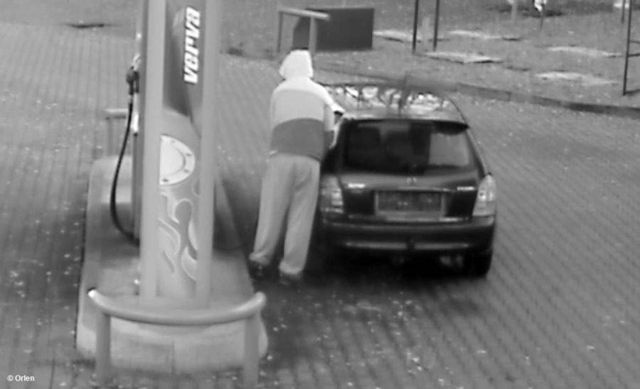 Kradzież paliwa ze stacji Orlen. Sprawca zatrzymany!