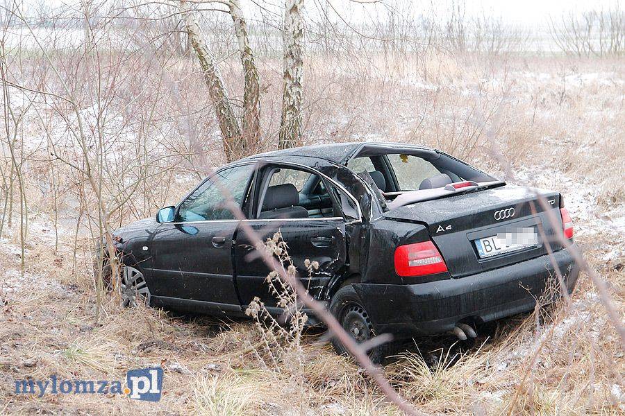Wypadek na trasie Łomża - Mężenin [FOTO]