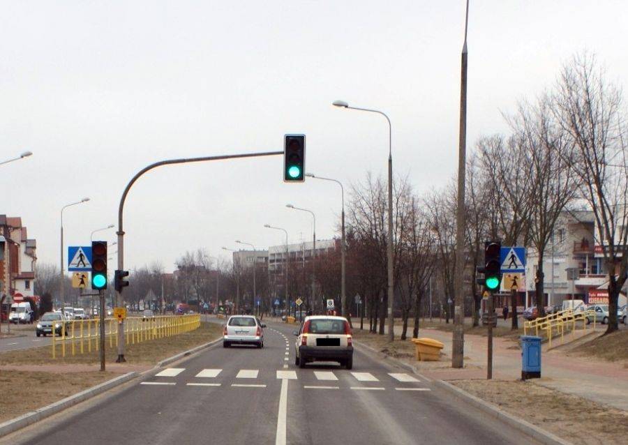 Potrącenie na Al.Piłsudskiego- FOTO
