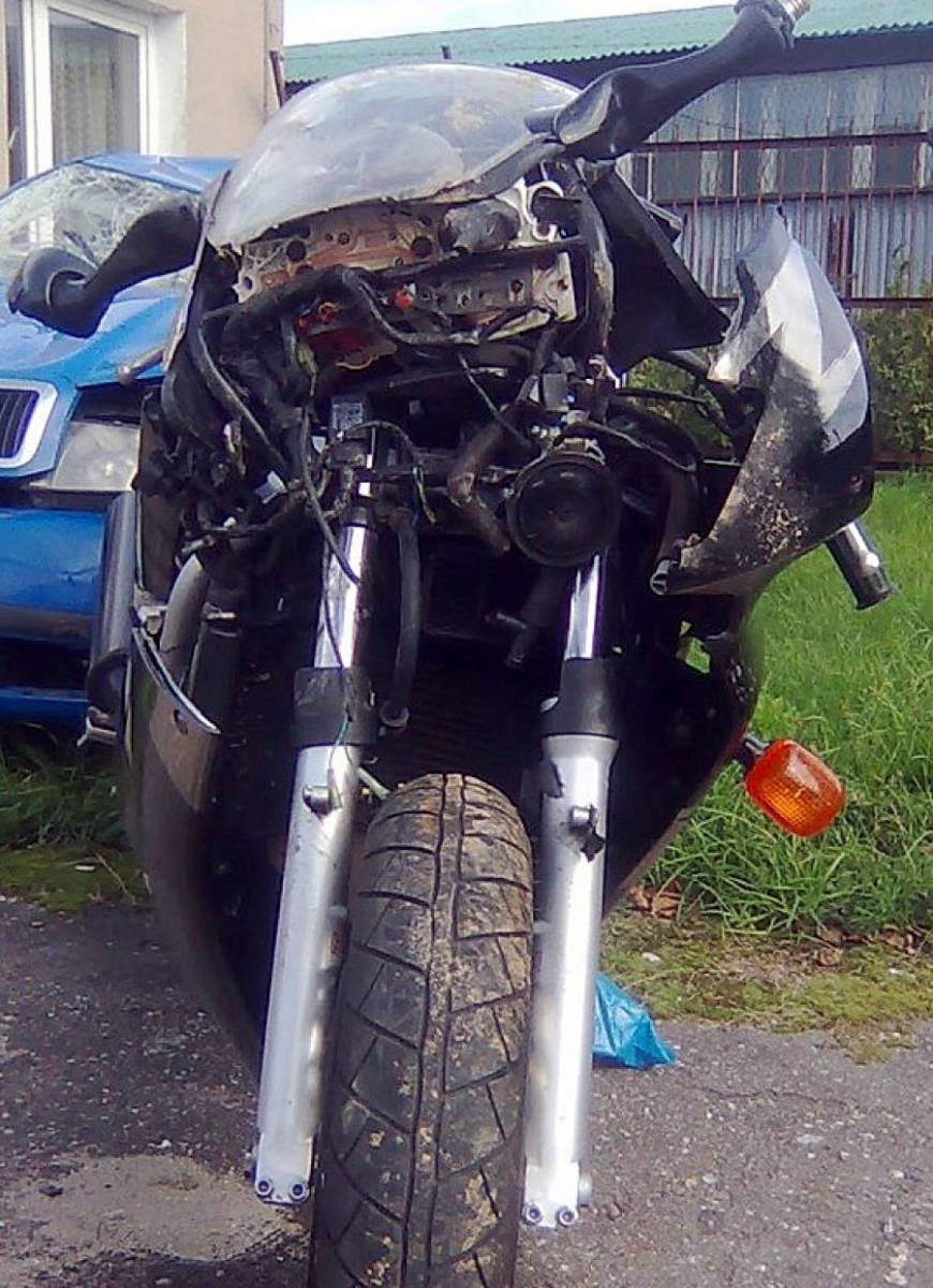 Strącił volkswagena z pobocza