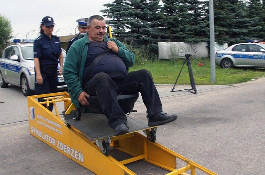 [VIDEO] Kierowcy poczuli wypadek na własnej skórze
