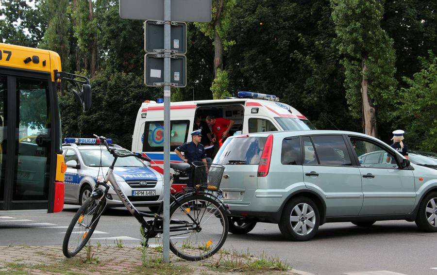 Potrącenie na Rondzie Kościuszki