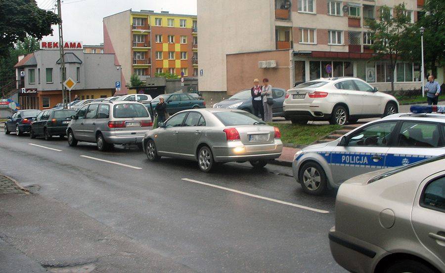 Karambol na Al. Legionów- FOTO