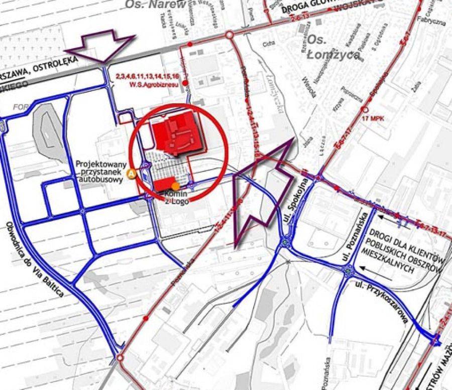 Chcieli budować drogę do Galerii Narew niezgodnie z prawem?