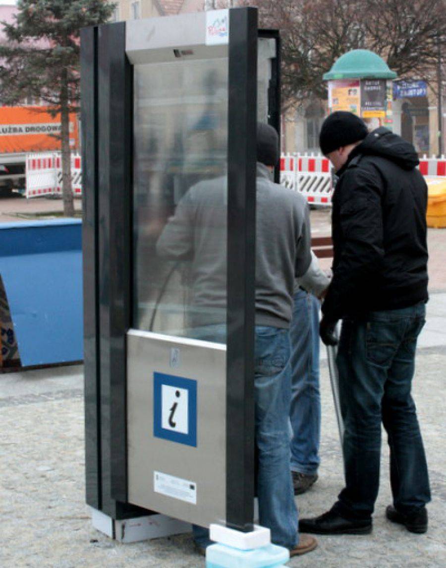 Infokiosk poinformuje o imprezach
