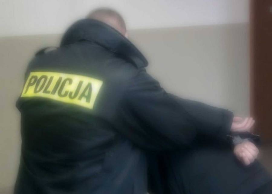 Rysował samochód na oczach policjanta