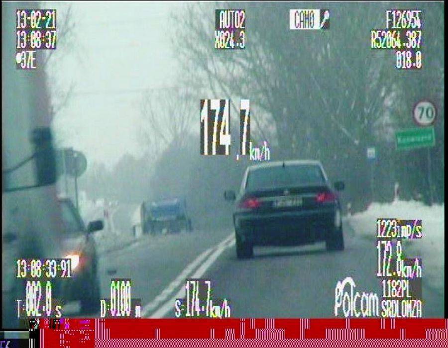 Pędził 170 km na godzinę. W Konarzycach!