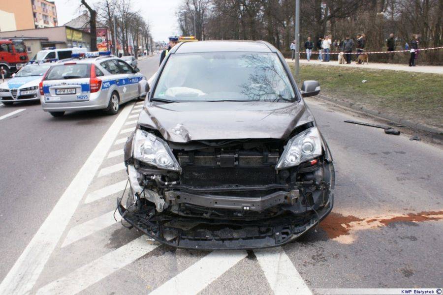 Auto, które rozbiło się na Al. Legionów, było kradzione!
