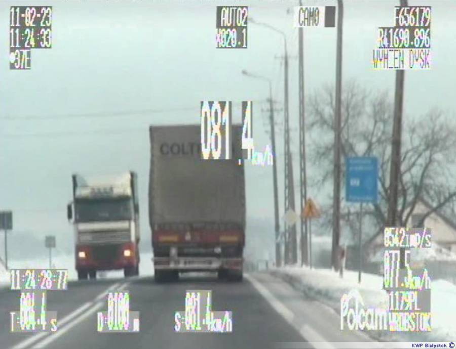 Jechał pijany i przekroczył prędkość - VIDEO