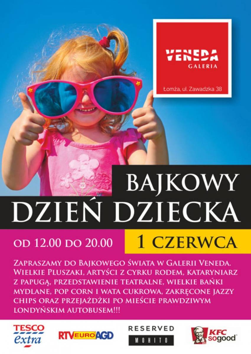 Wymarzony Dzień Dziecka? Przyprowadź pociechy do Venedy, atrakcji nie zabraknie!