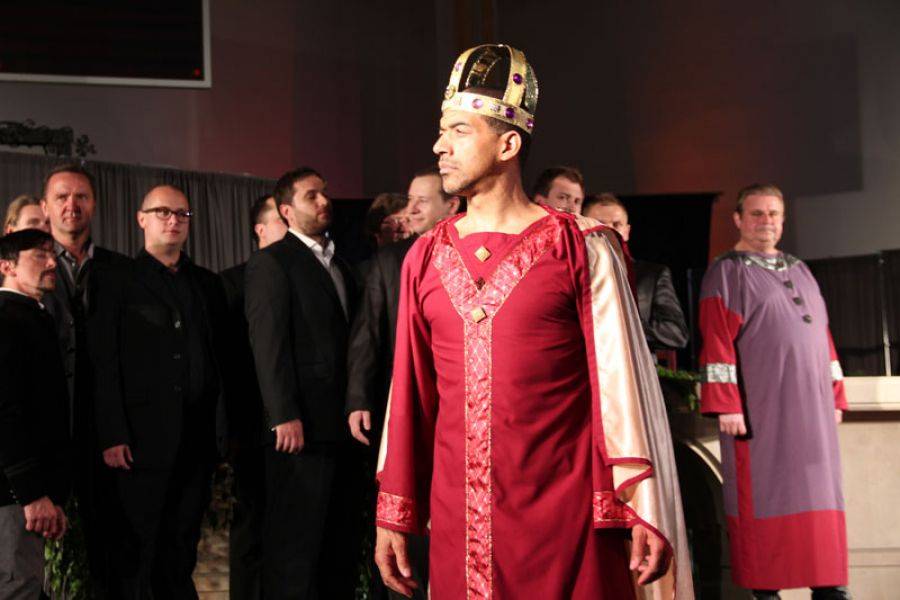 Pechowa sztuka z pełnym sukcesem. Makbet na łomżyńskiej scenie- FOTO