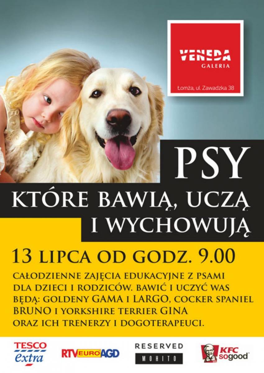 Dogadaj się z dogiem, czyli rola psa w wychowaniu dziecka. Veneda zaprasza na szkolenie.