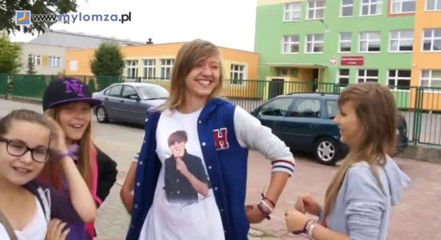 Fanki Justina Biebera w Łomży- VIDEO