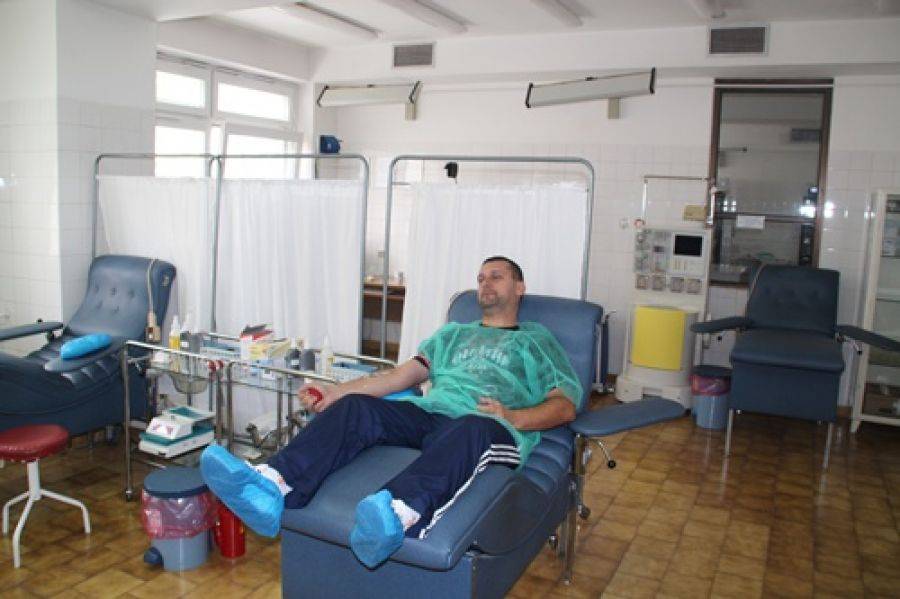 Oddali krew z uśmiechem- FOTO