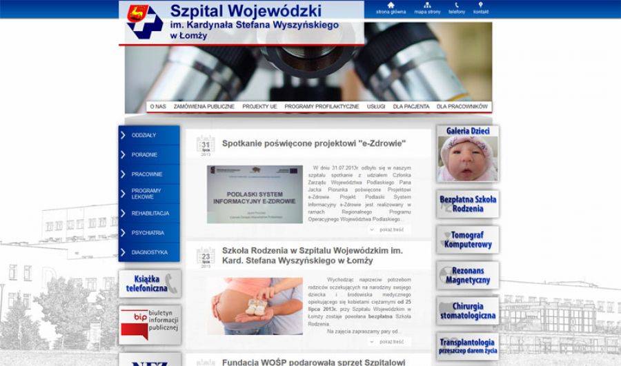 Szpital otwiera się na internautów. Nowa strona zachęca do odwiedzin!