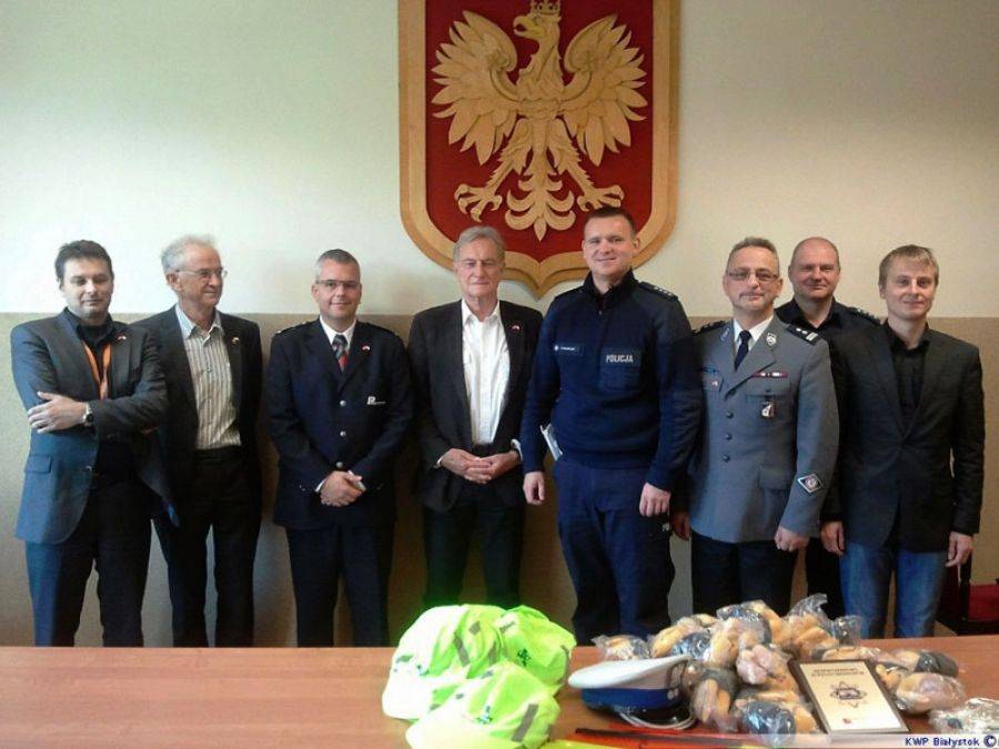Szwajcarska policja w Łomży [FOTO]