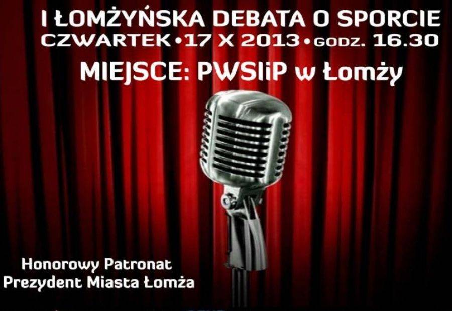 Porozmawiajmy o łomżyńskim sporcie. Zbliża się debata