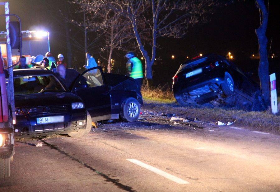 Karambol pod Nowogrodem. Trzy osoby ranne! [FOTO]